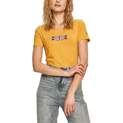 Pepe Jeans London Damen T-Shirts Kurzärmelig Damen Top Freizeit Sommer T-Shirt