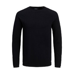 Jack & Jones Pullover Herren Essential Rundhals Baumwolle Stricktop Strukturiert