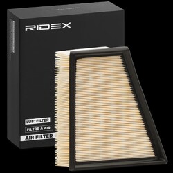 Luftfilter RIDEX 8A0017 für VW POLO (9N) Fox Schrägheck (5Z1, 5Z3, 5Z4)