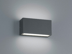 LED Außenleuchten Up and Down Wandlampen eckig für draußen Gartenlampe mit Strom