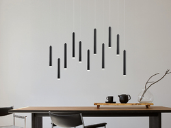 Coole Pendelleuchten Zylinder mehrflammig Küchenlampen hängend für über Esstisch