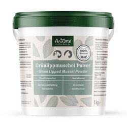 AniForte Grünlippmuschel Pulver für Hunde - Vollfett Qualität Gelenkpulver