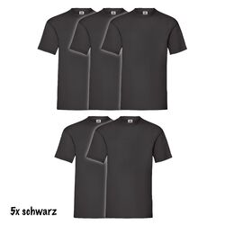 3er 5er oder 10 Pack Fruit of the Loom Heavy Cotton T schwere T-Shirt Qualität