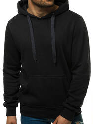 Kapuzenpullover Hoodie Sweatshirt Pullover Unifarben Basic Classic Herren OZONEE