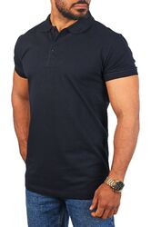 Young & Rich Herren Uni Polo Shirt regular einfarbig Basic 1002 Größe S bis 9XL!