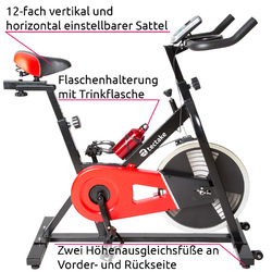 Indoor Cycling Bike Heimtrainer Fitnessbike Speedbike Fitness Fahrrad Ergometer