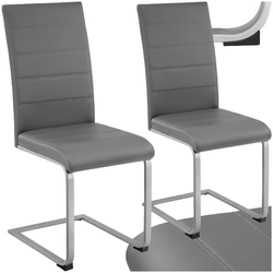 6er Set Esszimmerstuhl Freischwinger Stuhl Set Stühle Polsterstuhl Schwingstuhl