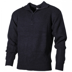 BW Isländer Arbeitspullover Marine Strick Pullover Troyer Arbeitstroyer Jacke