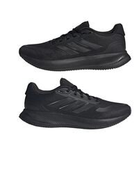  Sport Schuhe Sneakers HERREN Adidas Running jogging RUNFALCON 5 Total schwarz 