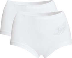 Con-ta Damen-Taillenslip 2er-Pack kochfest Feinripp