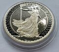 1 UNZE SILBER - BRITANNIA 2020 - KRISTALL & RHODIUM - SILBERMÜNZE -SILBERBARREN 