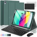 QWERTZ Bluetooth Tastatur Hülle für iPad A16 11th Gen 11" 2025/10th 10.9" 2022