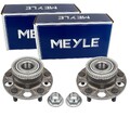 2x MEYLE RADNABE+RADLAGER mit ABS-RING HINTEN passend für HONDA INSIGHT JAZZ LIN
