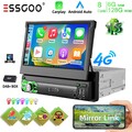 7" 1 DIN 4G DAB+ 8-Kern 6+128G Android 15 Carplay Autoradio GPS AM RDS Bluetooth