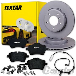 TEXTAR BREMSSCHEIBEN 294mm + BELÄGE VORNE passend für MINI R55 R56 R57 R58 R59Ø294x22mm / mit Warnkontakt / Einschränkungen beachten