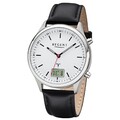 Regent Herren Uhr BA-449 Leder Funkwerk Armband-Uhr Funkuhr schwarz URBA449