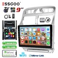 Android 13 Auto DAB+ Carplay Autoradio GPS NAV Cam 2+64G Für Peugeot 307 2002-13