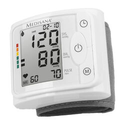 Medisana BW 320 Handgelenk-Blutdruckmessgerät Zertifiziertes Medizinprodukt 120 Speicherplätze | Für 2 Benutzer | Ampel-Farbskala