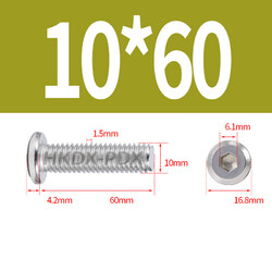 Linsenkopfschrauben M2 M3 M4 M5 M6 M8 M10 M12 A2 Edelstahl ISO 7380 Innensechsk