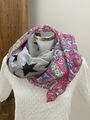 Codello Loop Schlauch Schal Tuch Paisley Sterne 2 Motive zu Shirt Bluse Jacke