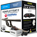 Für MERCEDES CLA Kombi Typ X117 Anhängerkupplung abnehmbar +eSatz 13pol 15- NEU