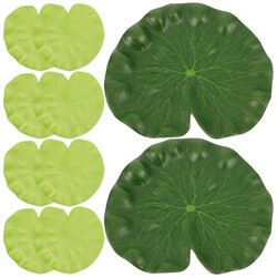 2 Count Künstliche Lotusblätter Deko Schwimmend Pool- Aquariumdekoration