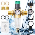 Wasserfilter Rückspülfilter Feinfilter Manometer Druckminderer Vorfilter DN25 DE