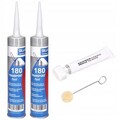 2x Scheibenkleber Set Frontscheibe Scheibenreparatur Windschutzscheibe Kartusche