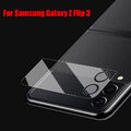 Für Samsung Galaxy Z Flip 3 5G 3D Glas Kamera Objektiv Voll Displayschutzfolie .