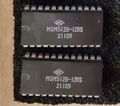 2 RAMs MSM5128-12RS  21109  ,  CMOS statischer RAM, 16 KB (2K x 8)