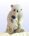 Nanuk Eisbär Nähmuster von Leiterplatten. Teddybär, Pinguin Nähmuster