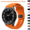 Silikon Armband Für Samsung Galaxy Watch 6 4 5 40/44mm Classic 42/46mm 43/47mm