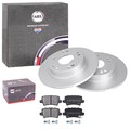 ABS BREMSSCHEIBEN 260mm + BELÄGE HINTEN passend für HONDA CIVIC 8 VIII FN FK