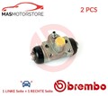 RADBREMSZYLINDER TROMMELBREMSE PAAR HINTEN BREMBO A 12 437 2PCS P NEU