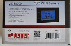 VEMER VE788700 TUO WiFi Batterie -Thermostat Heizung Smart Home, WLAN (1405 A1)