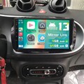 9" Für Smart Fortwo 453 2014-2019 Android 13 Autoradio CarPlay GPS Nav BT 4+64G