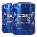 20 (2x10) Liter MANNOL 10W-40 Classic Motoröl für VW, AUDI, Mercedes, Renault