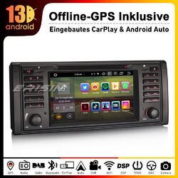 Autoradio Navi für BMW 5er E39 M5 Android 14 GPS DAB SWC DVD CarPlay WIFI Canbus