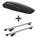 Dachbox G3 Arjes 480 + Dachträger G3 Clop airflow für Dacia Logan Express Typ FS