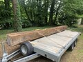 Eichenbalken 200 Jahre Alt Frankreich 5 Meter Profil 34 X 34 cm Trocken Rarität