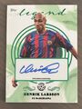 Henrik Larrson Topps Pearl UCL 2021/22 grün Auto Autogramm Parallelkarte/99