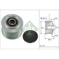1x Generatorfreilauf Schaeffler INA 535 0214 10 passend für HONDA