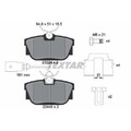 Bremsbelagsatz Scheibenbremse Textar 2344605 Q+ für Seat für Skoda für VW