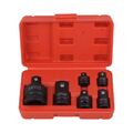 6-tlg Stecknuss Adapter Satz Schlagschrauber Nuss Set 1/4 3/8 1/2 auf 3/4 Zoll