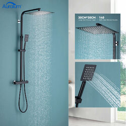 Duschsystem mit Thermostat Duscharmatur Regendusche Duschset Duschsäule Dusche