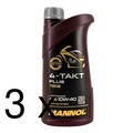 Mannol 4-Takt Plus 10W-40 3x1 Liter