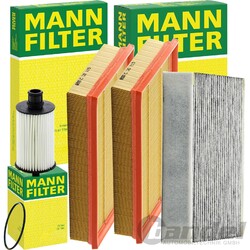 MANN FILTER INSPEKTIONSPAKET passend für JAGUAR XF I X250/ XJ X351 340-550 PS