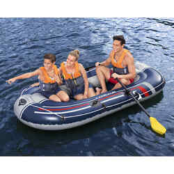  Hydro-Force Treck x2 Schlauchboot Set 255x127cm Angelboot Paddelboot Bestway