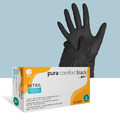 100 Pura Comfort Black Nitril Einweghandschuhe Einmalhandschuhe schwarz S,M,L,XL