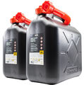 2x 10L BENZINKANISTER RESERVEKANISTER,AUSGIEßER KRAFTSTOFF DIESEL KANISTER,20L